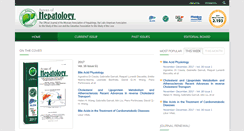 Desktop Screenshot of annalsofhepatology.com